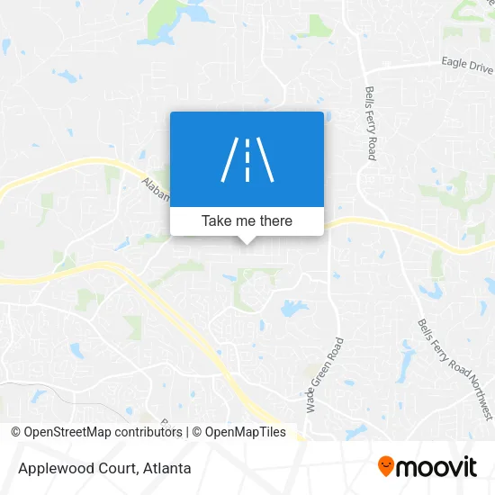 Applewood Court map