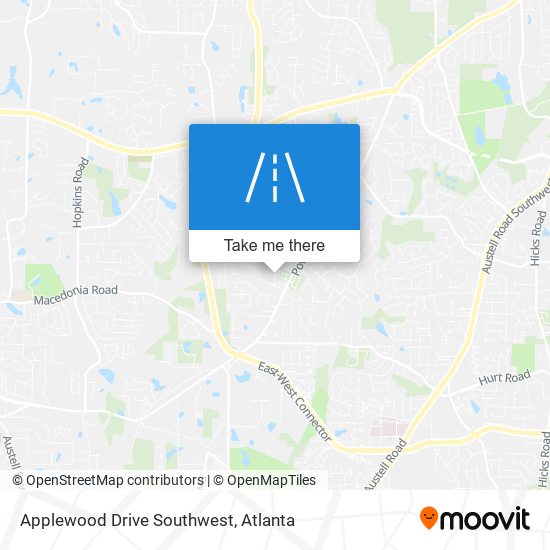 Mapa de Applewood Drive Southwest