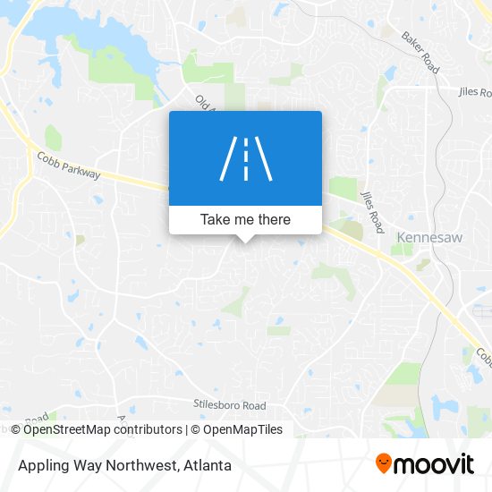 Mapa de Appling Way Northwest