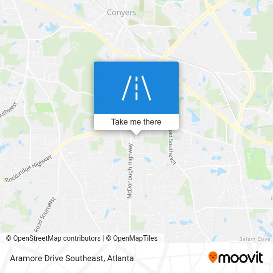 Aramore Drive Southeast map