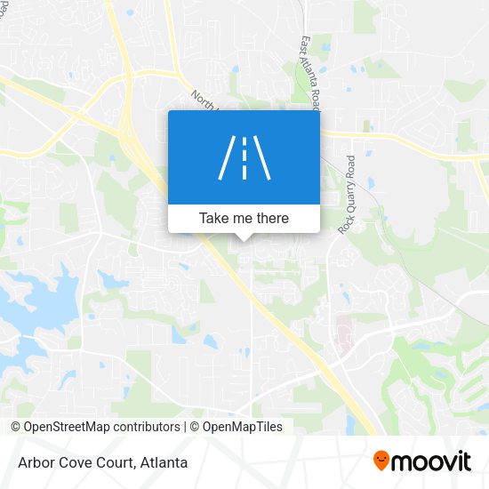 Mapa de Arbor Cove Court
