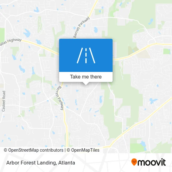 Arbor Forest Landing map