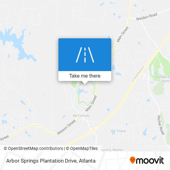 Mapa de Arbor Springs Plantation Drive