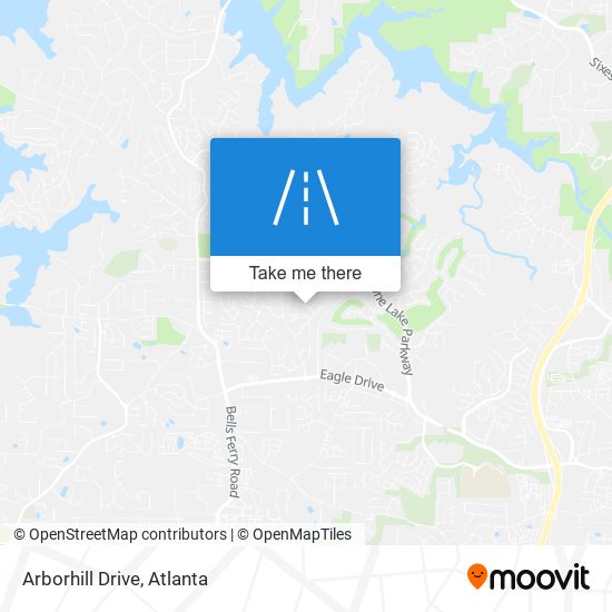 Mapa de Arborhill Drive