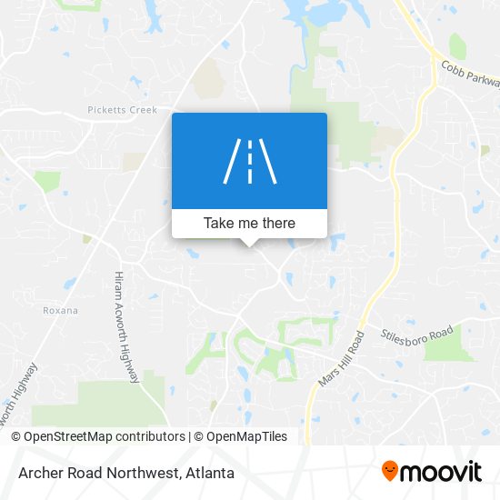 Mapa de Archer Road Northwest