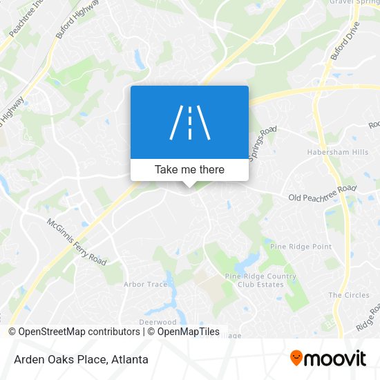 Mapa de Arden Oaks Place