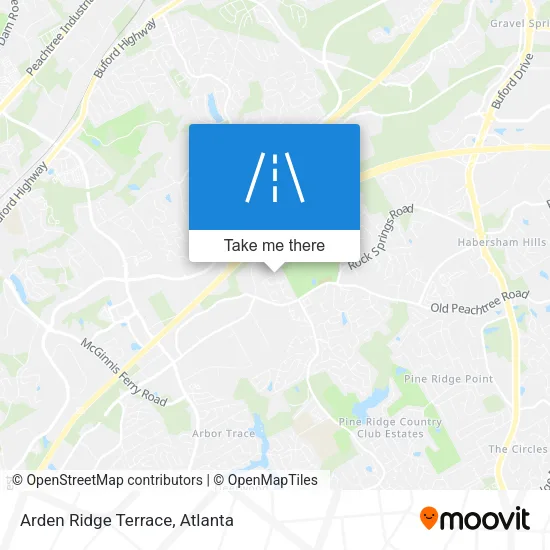 Arden Ridge Terrace map