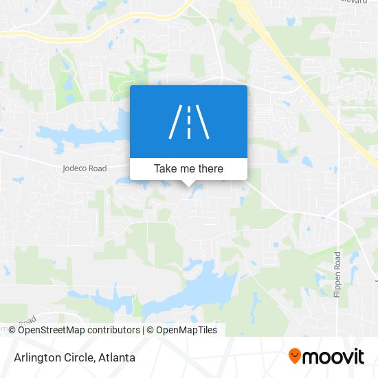 Mapa de Arlington Circle