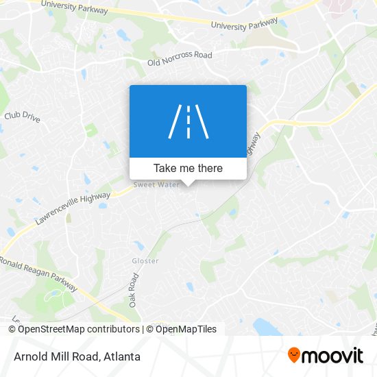 Mapa de Arnold Mill Road