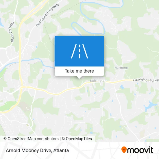 Arnold Mooney Drive map