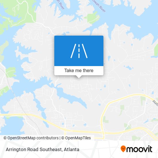 Mapa de Arrington Road Southeast