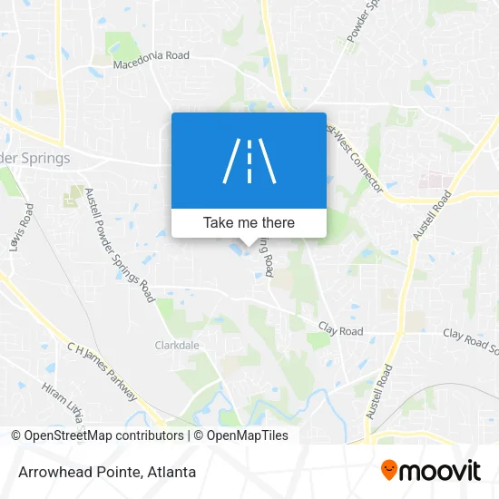 Arrowhead Pointe map
