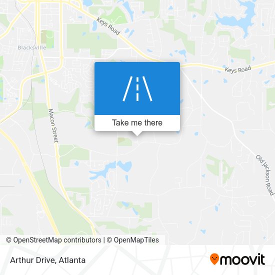 Arthur Drive map