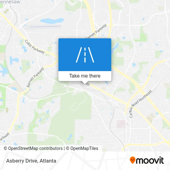 Asberry Drive map