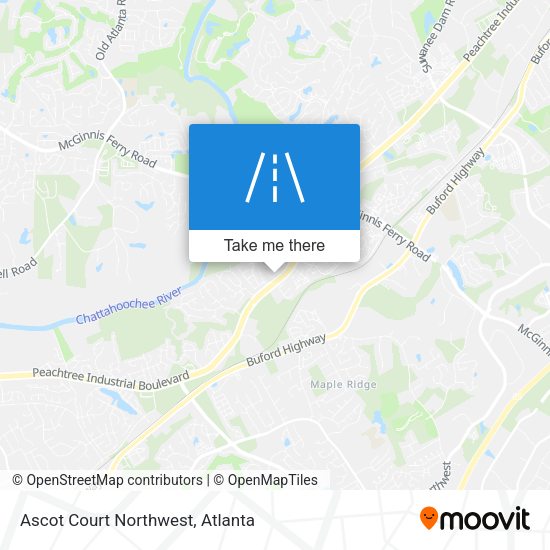 Mapa de Ascot Court Northwest