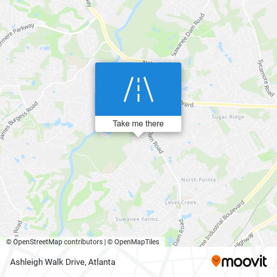 Mapa de Ashleigh Walk Drive