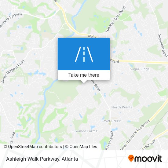 Ashleigh Walk Parkway map