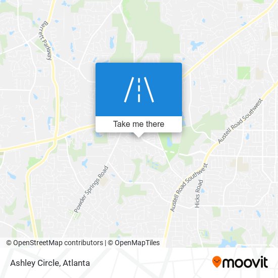 Mapa de Ashley Circle