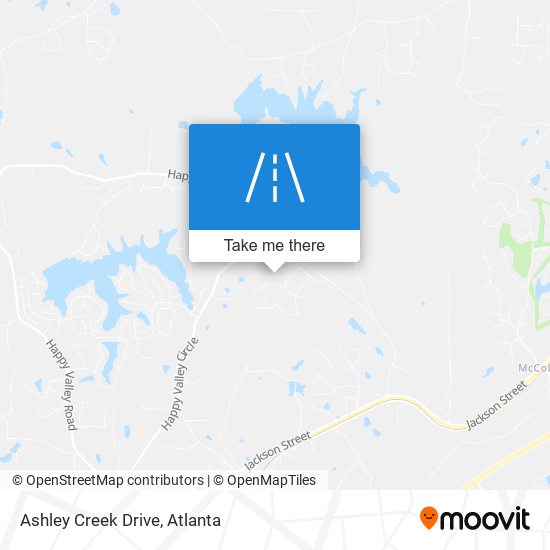 Mapa de Ashley Creek Drive