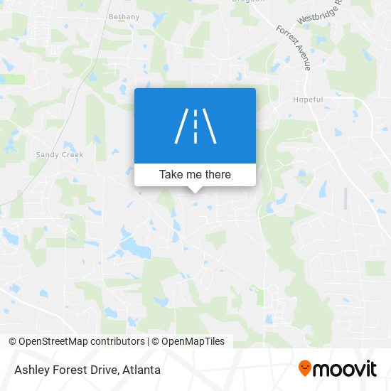 Mapa de Ashley Forest Drive