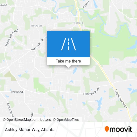 Mapa de Ashley Manor Way