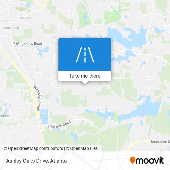 Mapa de Ashley Oaks Drive