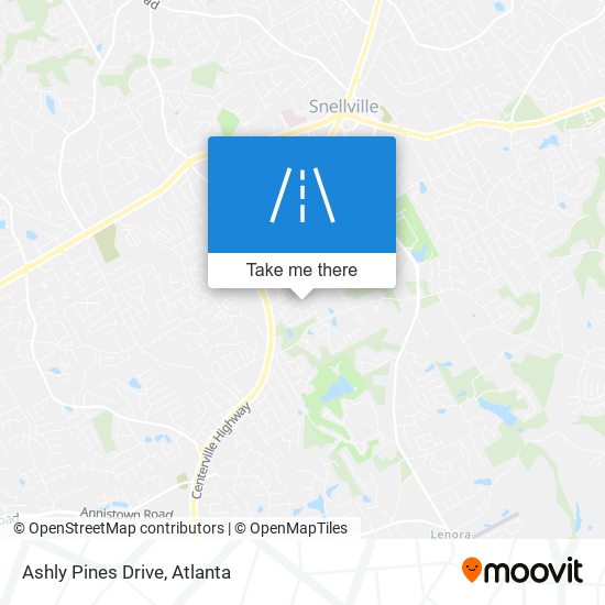 Mapa de Ashly Pines Drive