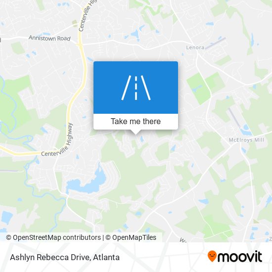 Mapa de Ashlyn Rebecca Drive