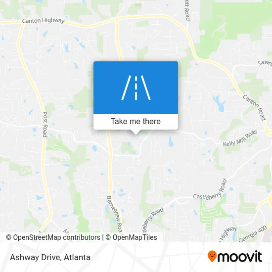 Ashway Drive map