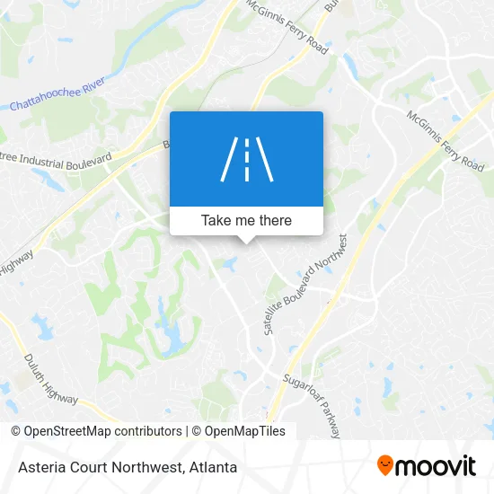 Asteria Court Northwest map