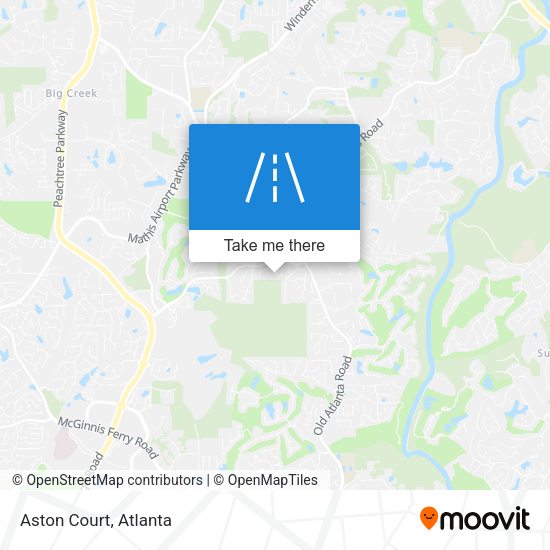 Mapa de Aston Court