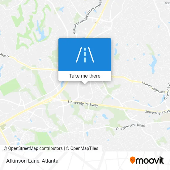 Atkinson Lane map