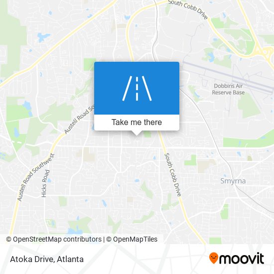 Atoka Drive map