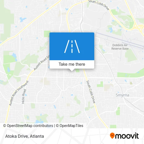Atoka Drive map