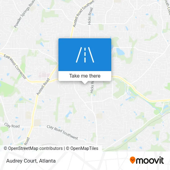 Audrey Court map