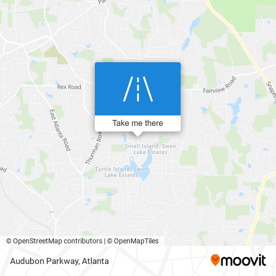 Mapa de Audubon Parkway