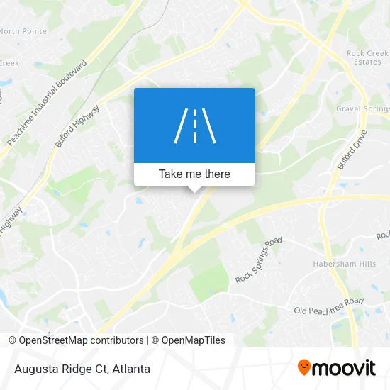 Augusta Ridge Ct map