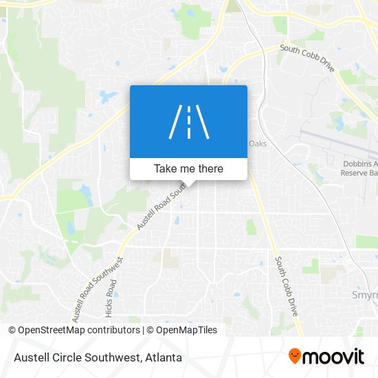 Mapa de Austell Circle Southwest