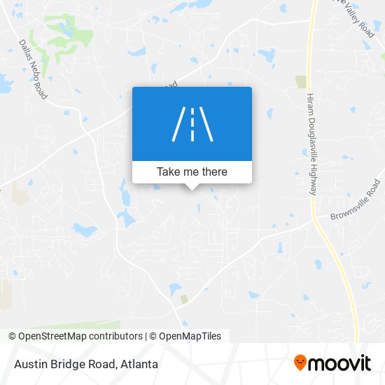 Mapa de Austin Bridge Road