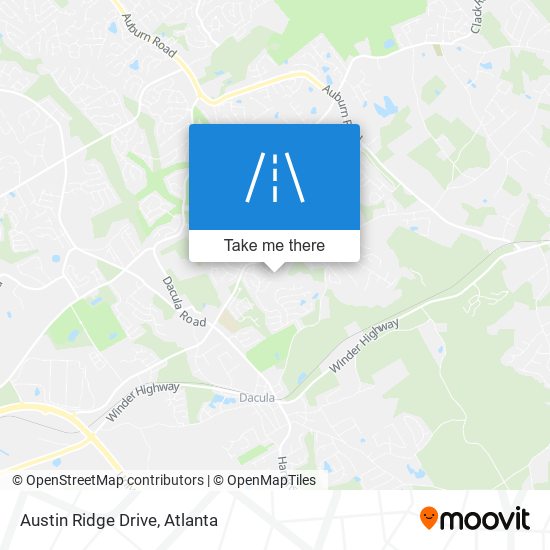 Mapa de Austin Ridge Drive