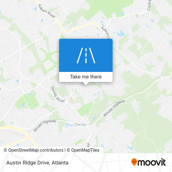 Austin Ridge Drive map
