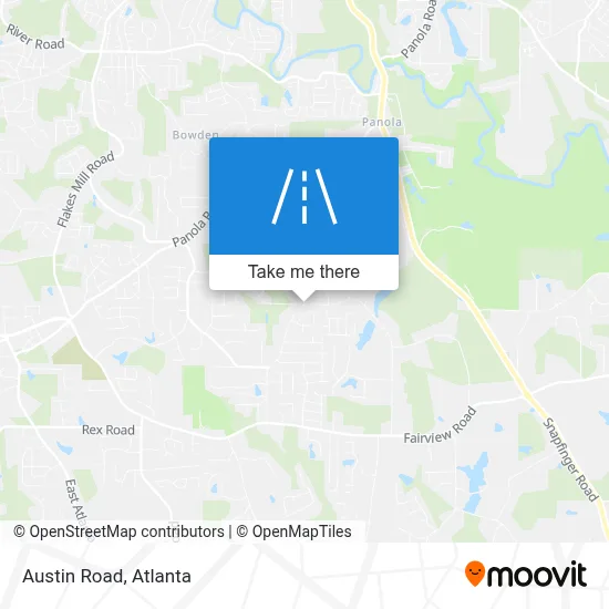 Austin Road map