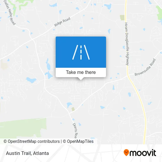 Austin Trail map