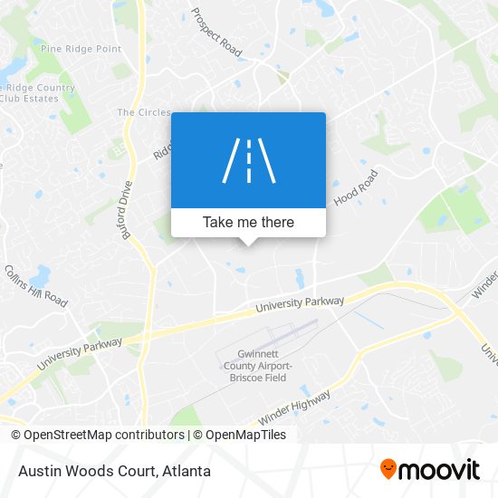 Mapa de Austin Woods Court
