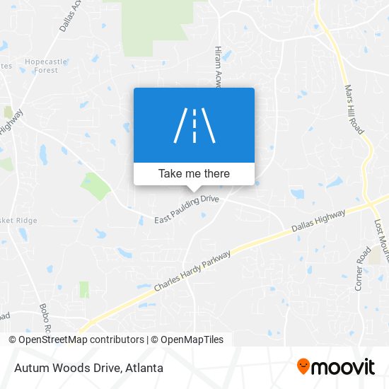 Mapa de Autum Woods Drive