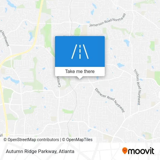 Autumn Ridge Parkway map