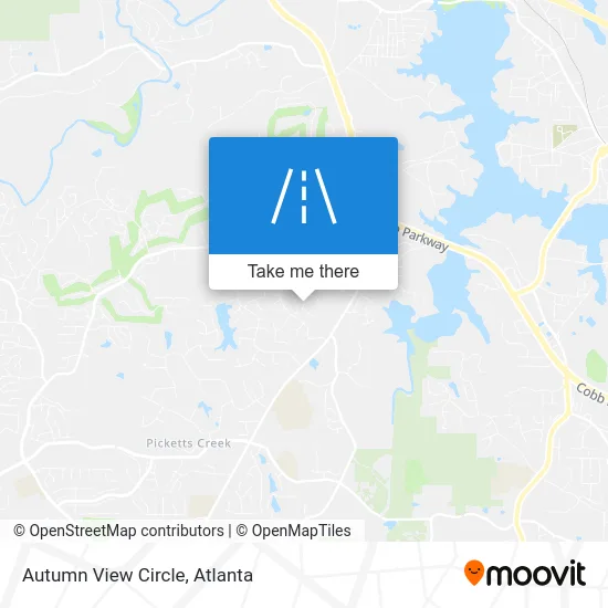 Autumn View Circle map