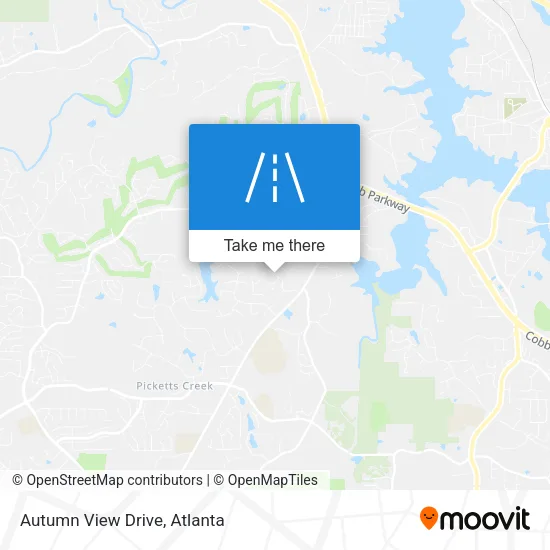 Autumn View Drive map