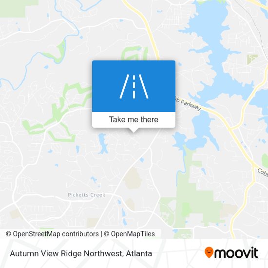 Mapa de Autumn View Ridge Northwest