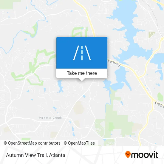 Autumn View Trail map